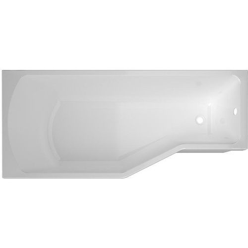 Ванна акриловая 1MarKa Convey 01кон1775л 170х75 пристенная асимметричная без ножек