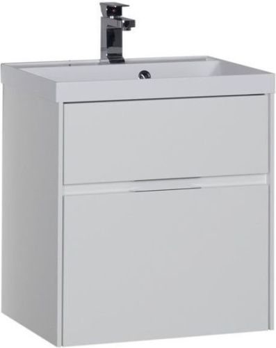 Тумба с раковиной Aquanet Латина 00212833 60х50 подвесная цвет белый