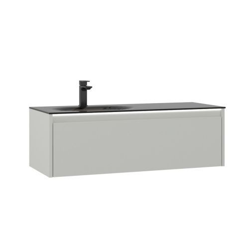 Тумба с раковиной Orka Lisbon 5001435 110х50 подвесная цвет серый