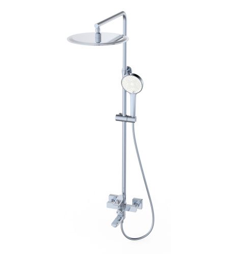 Душевая стойка Wonzon & Woghand Frame WW-88739010-CR настенная цвет хром