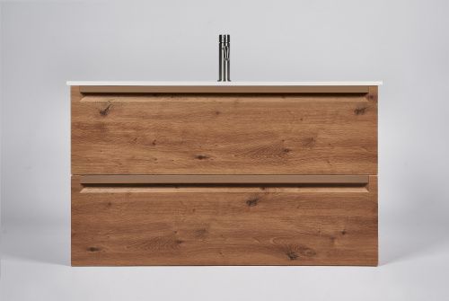 Тумба с раковиной Inda Piccadilly INDA Piccadilly 80RC Kona 80х50 подвесная цвет коричневый