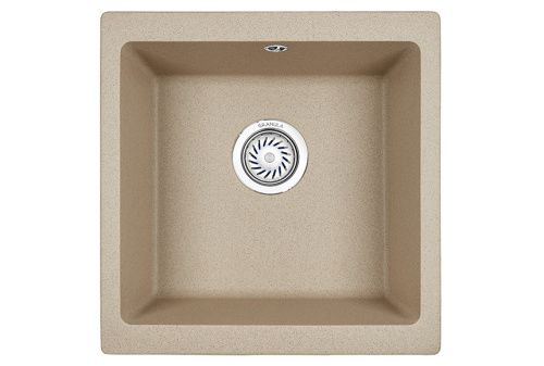 Кухонная мойка Granula 4451, ПЕСОК 45х45 цвет бежевый поверхность матовая