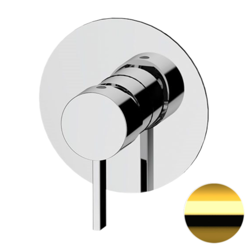 Смеситель для душа Remer Metrica MC30LDO встраиваемый в стену золото