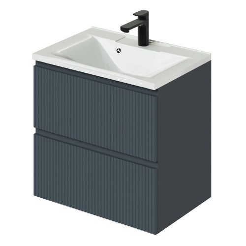 Тумба с раковиной Итана Kate CS00090006 60х40 подвесная цвет серый