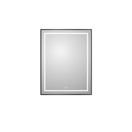 Зеркало с подсветкой BelBagno Kraft SPC-KRAFT-700-900-LED-TCH-WARM-NERO 70х90 подвесное