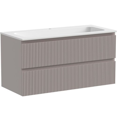 Тумба под раковину Sancos SNOB T SNT100SM 100х40 подвесная цвет бежевый