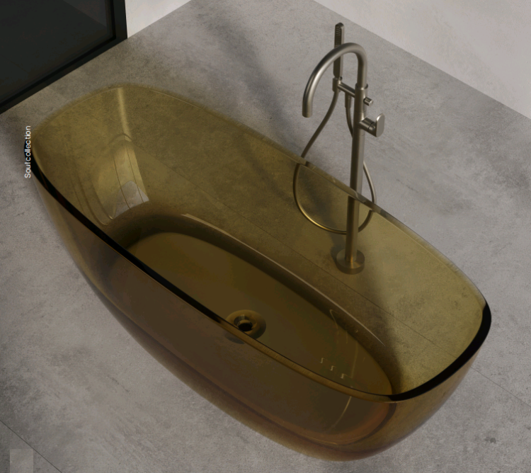 Ванна из полиэфирной смолы Dea Design Soul DD8630 1700 R6 170х70 отдельностоящая прямоугольная