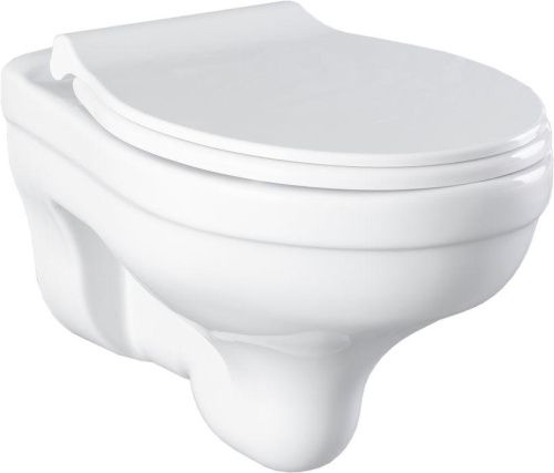 Чаша унитаза подвесная Logan 00302576 цвет белый без сиденья безободковая каскадный смыв