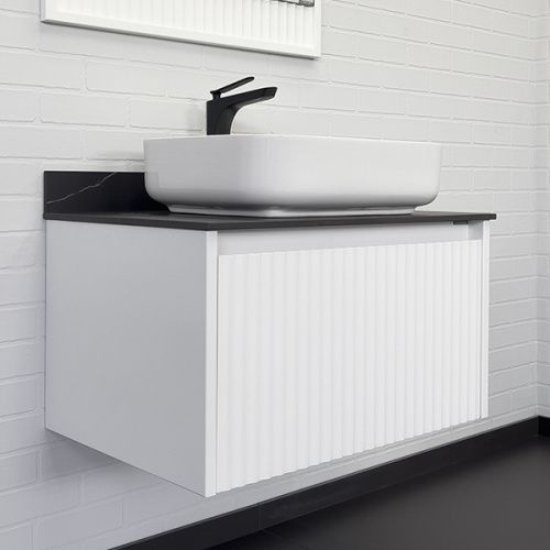 Тумба с раковиной Comforty Марсель 00-00013395CF 80х50 подвесная цвет белый