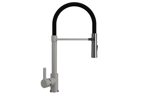 Смеситель для кухни Ulgran Classic U-024-310 на мойку серый