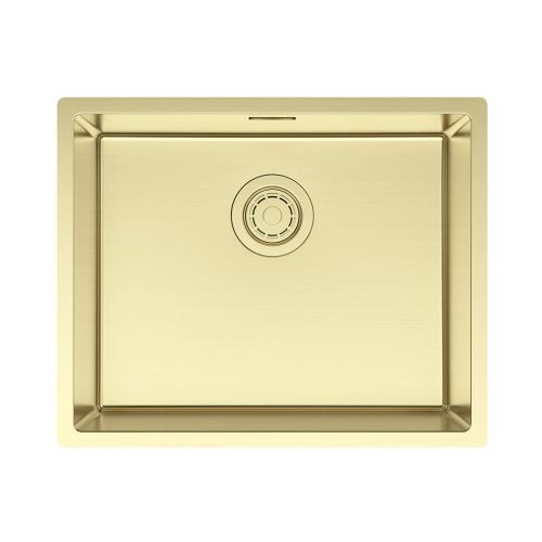 Кухонная мойка Paulmark LASSAN 54 UNI LA54-LG 40х50 цвет золото поверхность брашированная