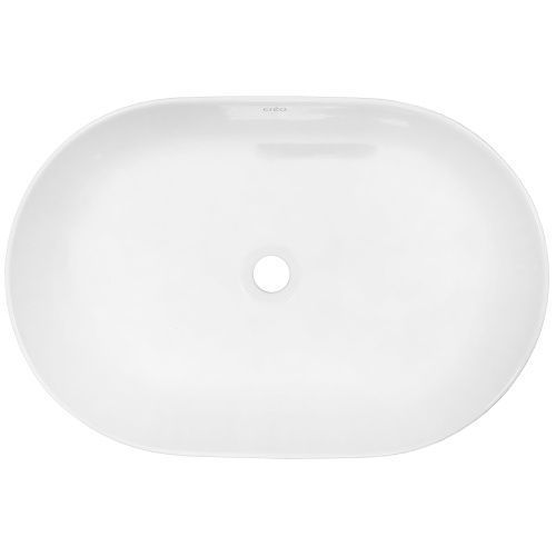 Раковина керамическая Creo Ceramique PUIMA PU4300MRMWH 60 см накладная цвет белый