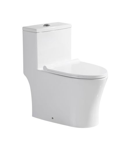 Унитаз-компакт напольный с бачком Stella Polar Толедо SP-00001852 белый с сиденьем микролифт безободковый смыв воронка-водоворот
