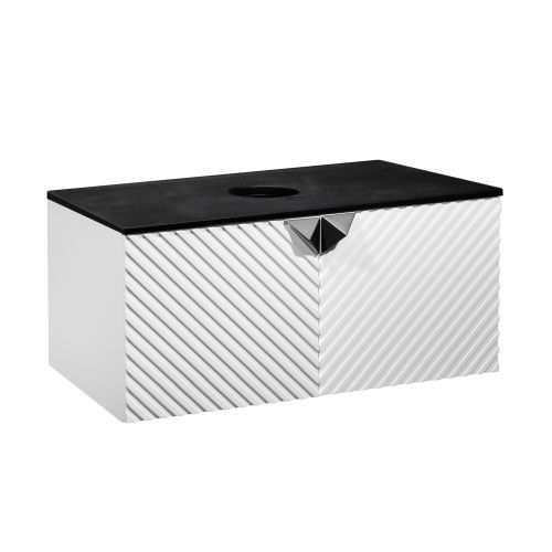 Тумба под раковину Runo Андорра 00-00002018 90х50 подвесная цвет белый