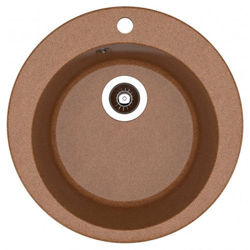 Кухонная мойка Dr.Gans Гала 25.010.B0510.406 50х50 цвет коричневый поверхность матовая