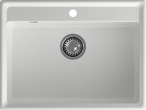 Кухонная мойка Granfest Level LV-660 иней 65х50 цвет белый поверхность матовая