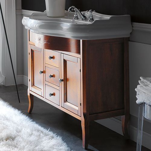 Тумба под раковину Kerasan Retro 734740 100х60 цвет коричневый