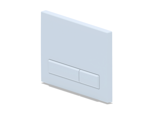 Клавиша смыва механическая Bas ИУ00005 цвет белый