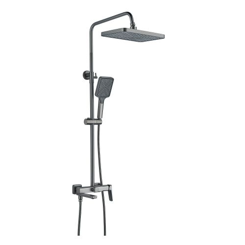 Душевая стойка Raffine F3699T настенная цвет оружейная сталь
