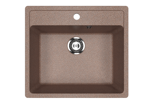 Кухонная мойка Ulgran Classic U-104-307 55х50 цвет коричневый