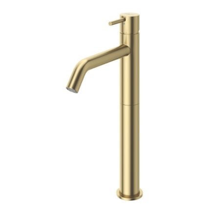 Смеситель для раковины Cezares LEAF LEAF-LC2-L-SR на столешницу золото