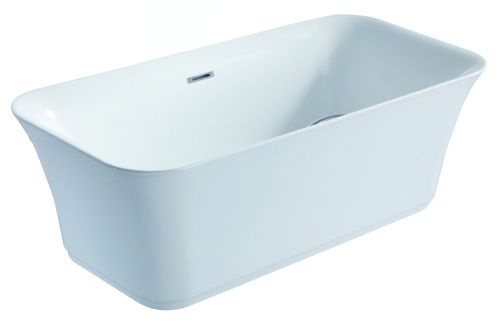 Ванна акриловая Azario STRESA AZ-М706 175х85 отдельностоящая прямоугольная с каркасом