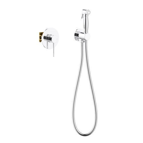 Смеситель с гигиеническим душем Timo Saona 2389/00SM встраиваемый в стену хром
