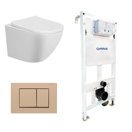 Сет унитаз + инсталляция + кнопка CC.300.80.01+FP.310.51.01+AM25010