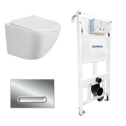 Сет унитаз + инсталляция + кнопка CC.300.80.01+FP.340.21.01+AM25010