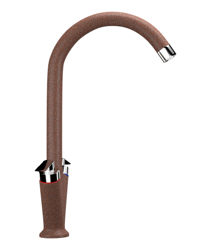 Смеситель для кухни Ulgran Classic U-011-307 на мойку оранжевый