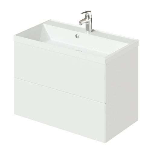 Тумба с раковиной Итана ICON CS00090102 80х50 подвесная цвет белый