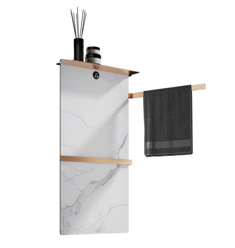 Полотенцесушитель электрический Wonzon & Woghand STUTTGART WW-A504W-BG 45х80 золото