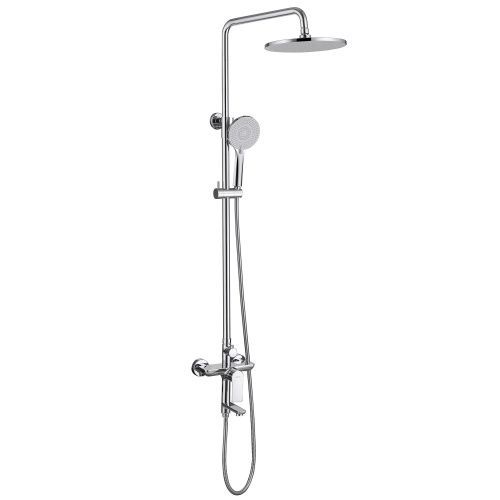 Душевая стойка Abber AF8016N настенная цвет хром