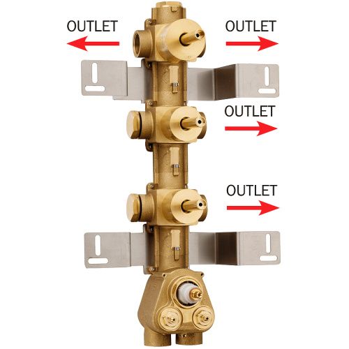 Встраиваемая часть смесителя Bossini Z030271000