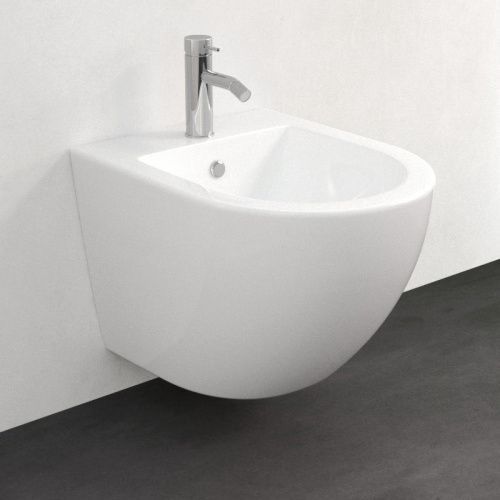 Биде подвесное CeramaLux 2197-1 цвет белый