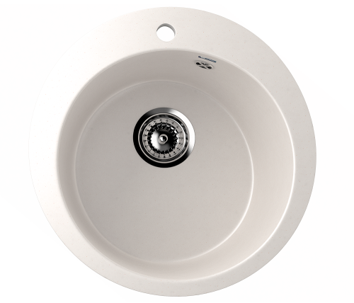 Кухонная мойка Ulgran Classic U-405-331 50х50 цвет белый