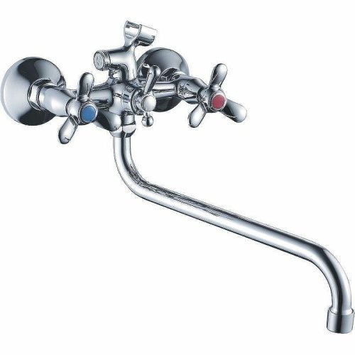 Смеситель для ванны и душа Haiba HB2212 настенный хром