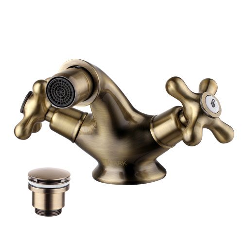 Смеситель LeMark Vintage LM2808B на биде бронза