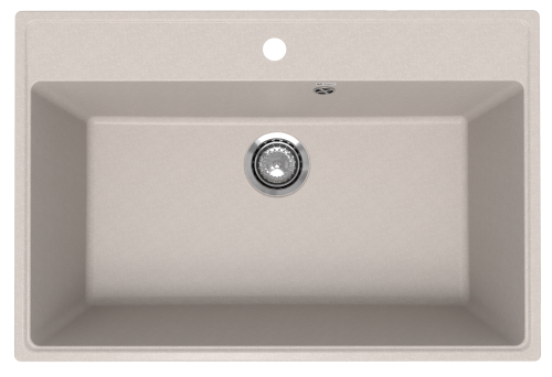 Кухонная мойка Ulgran Quartz Forte 760-10 75х50 цвет бежевый