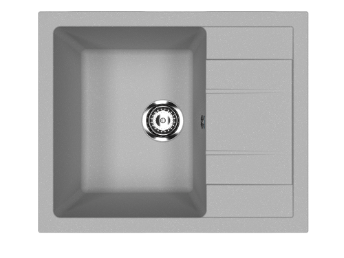 Кухонная мойка Ulgran Classic U-607-342 60х50 цвет серый