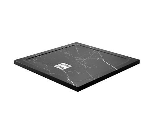 Душевой поддон из искусственного камня Wasserkraft Neime 19T 19T03 90х90 черный