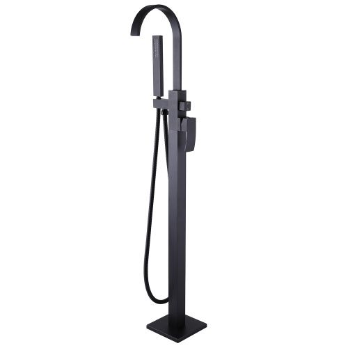 Смеситель Abber Wasserfall AF8615B напольный черный