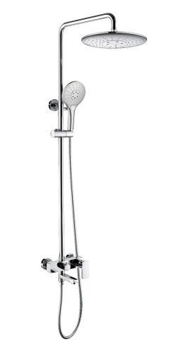 Душевая стойка Bravat RIFFLE F6336370CP-A-RUS настенная цвет хром