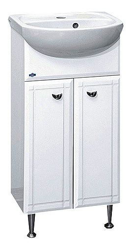 Тумба под раковину Misty Соло Э-Сол01040-0112Д 40х20 напольная цвет белый - фото 2