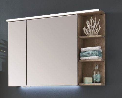 Зеркало-шкаф Puris Purefaction SET42901R(180) 90х70 подвесной цвет коричневый