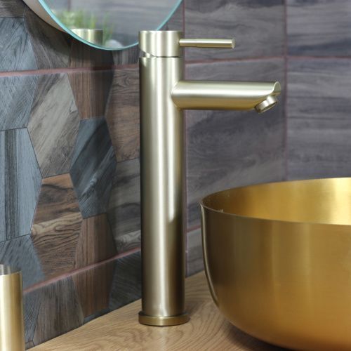 Смеситель Melana Tondo 610102PVD-G на раковину