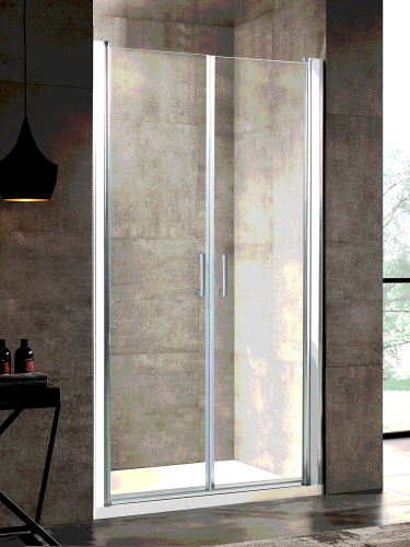 Душевая дверь River SUEZ 10000001116 100х185 стекло матовое профиль хром
