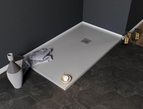 Душевой поддон из искусственного камня Aquanet Pleasure 00258881 160х90 серый без каркаса