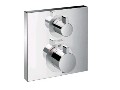 Смеситель Hansgrohe Ecostat Square 15714000 встраиваемый в стену хром с термостатом