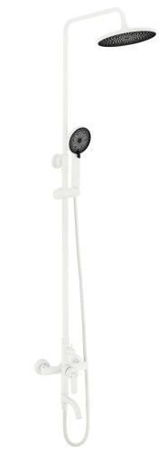 Душевая стойка Fmark FS8245W настенная цвет белый